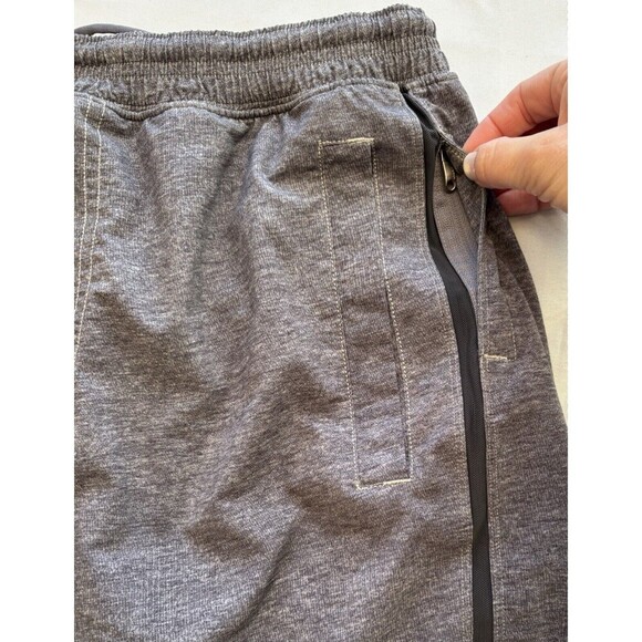 LULULEMON Pace Breaker Shorts Men's Size Medium Charcoal Gray Lined 9" Athletic - Picture 5 of 10